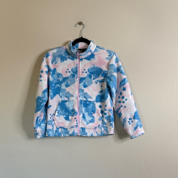 Eddie Bauer Other - Eddie Bauer Kids Blue and Pink Fleece Jacket sz 10/12
VGUC